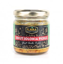 Flavaa Bhut jolokia Pickle Ghost Chilli Pickle  Glass Jar  250 grams